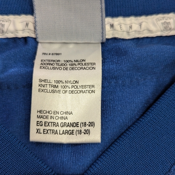 Indianapolis Colts jersey 18-20 - Picture 6 of 14